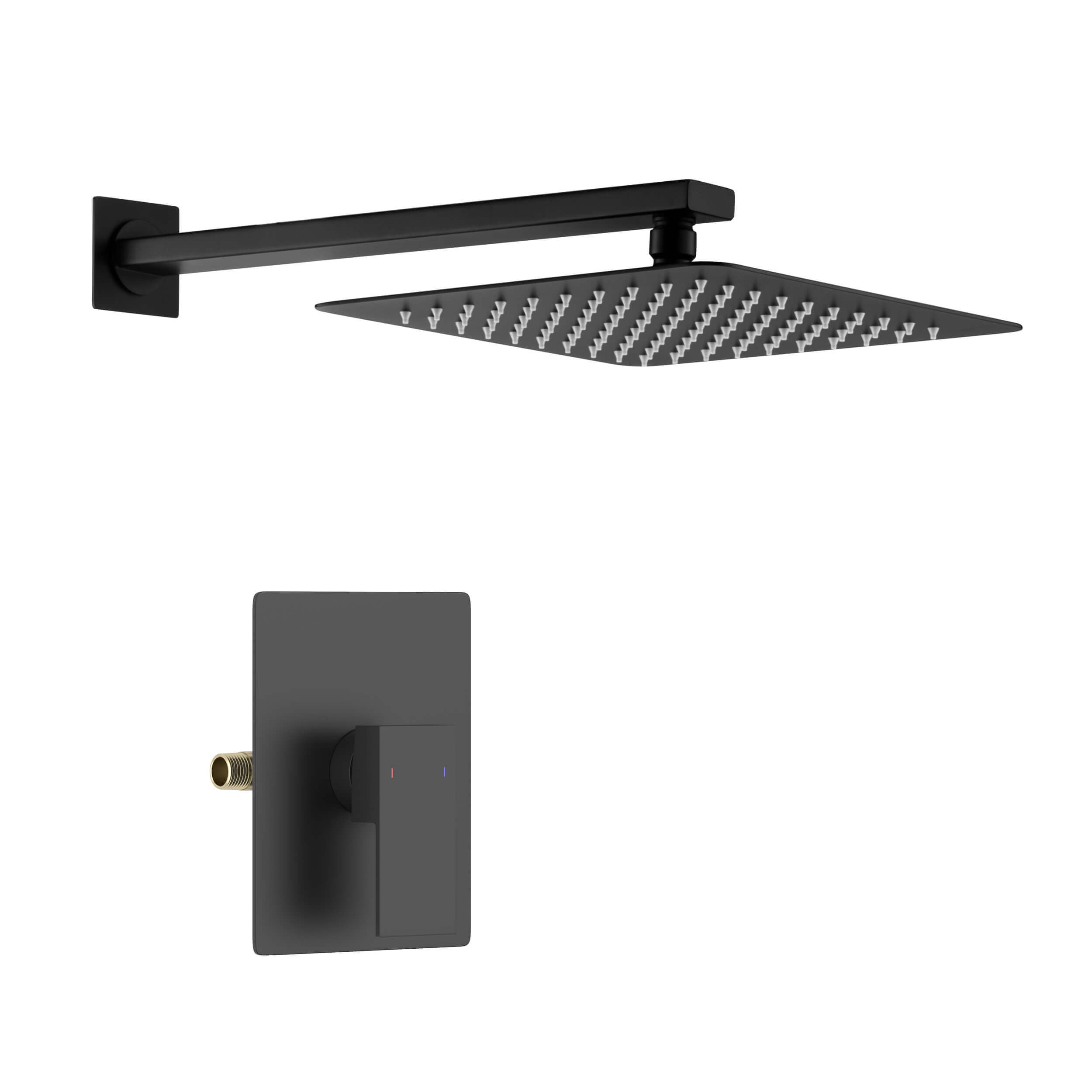 Quadra Pressure Balanced Single Function Shower System with Rough-In Valve
