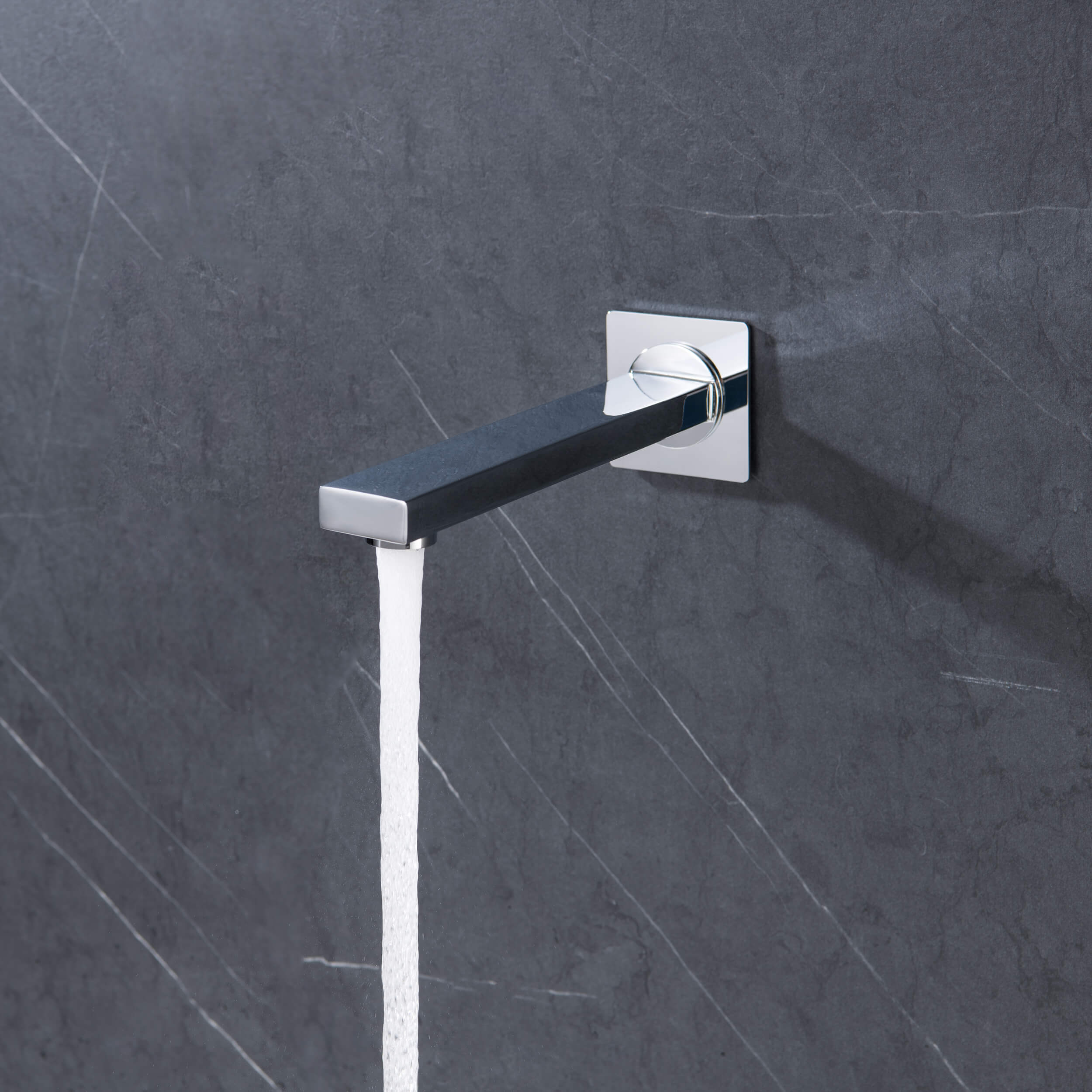 Quadra Pressure Balanced 3-Function Ceiling Mount Shower System with Rough-In Valve