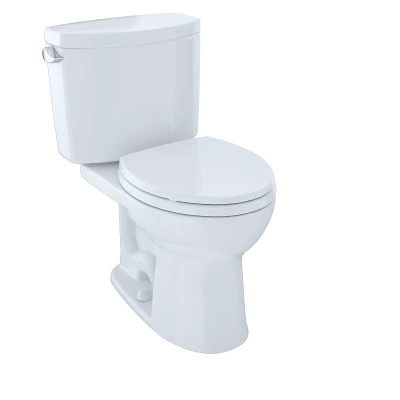 TOTO CST453CEFG Drake® II Two-Piece Toilet, Round Bowl, 1.28 GPF