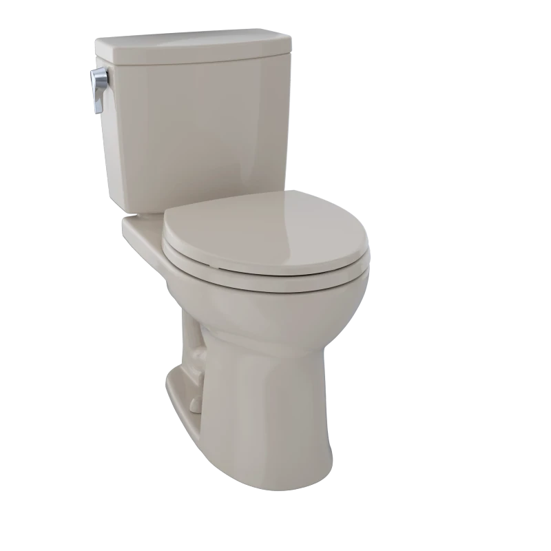 TOTO CST453CUFG Drake® II Two-Piece Toilet, Round Bowl, 1.0 GPF