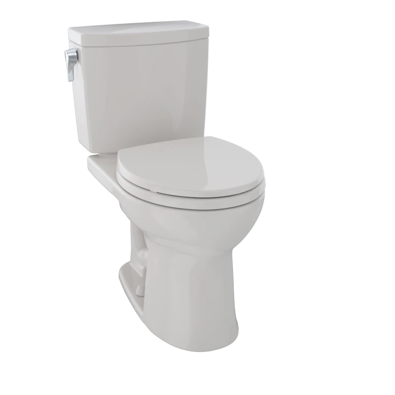 TOTO CST453CUFG Drake® II Two-Piece Toilet, Round Bowl, 1.0 GPF