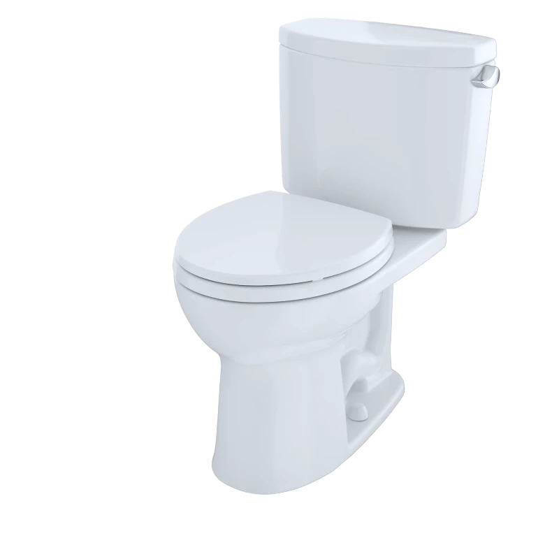 TOTO CST453CEFG Drake® II Two-Piece Toilet, Round Bowl, 1.28 GPF