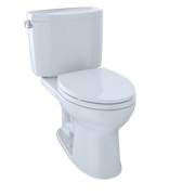 TOTO CST454CEFG Drake® II Two-Piece Toilet, 1.28 GPF, Elongated Bowl