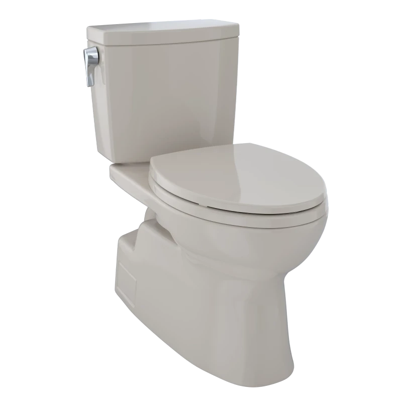 TOTO MS474124CUFG Vespin® II 1G Two-Piece Toilet, Elongated Bowl - 1.0 GPF - WASHLET®+ Connection