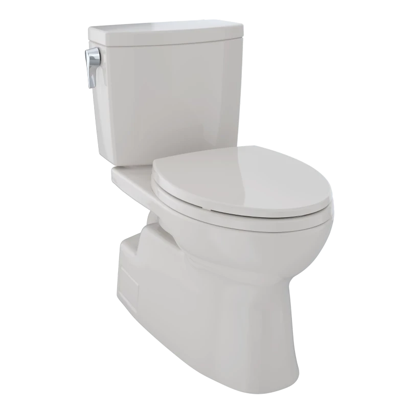 TOTO MS474124CUFG Vespin® II 1G Two-Piece Toilet, Elongated Bowl - 1.0 GPF - WASHLET®+ Connection