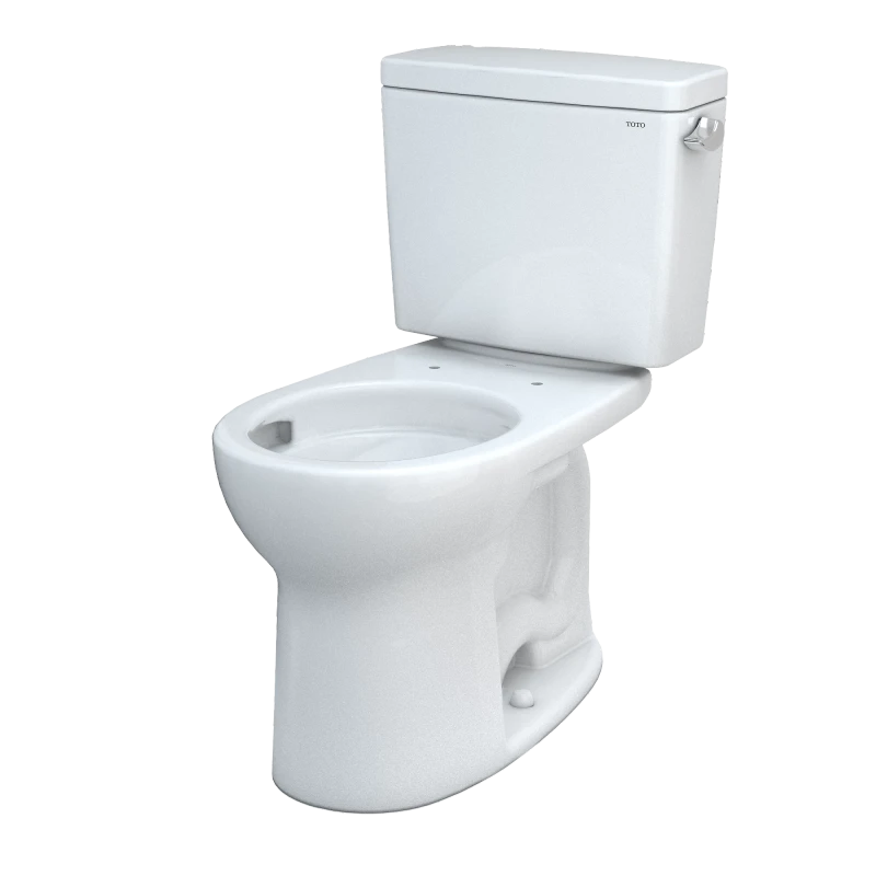 TOTO CST775CEFG Drake® Two-piece Toilet, 1.28 GPF, Round Bowl - Universal Height