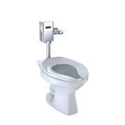TOTO CT705UN Commercial Ultra-High Efficiency Toilet, 1.0/1.28/1.6 GPF, Elongated Bowl (Reclaimed Water Option)
