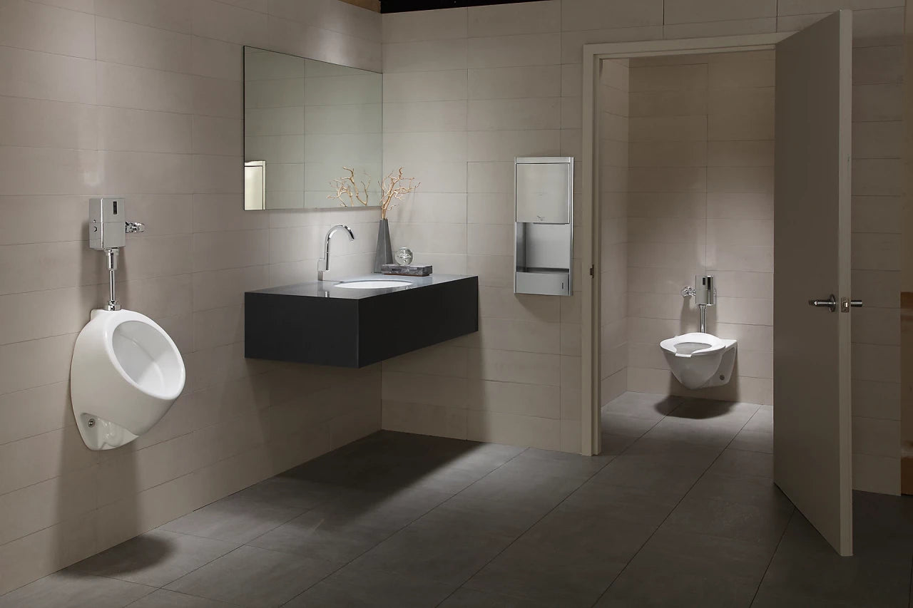 TOTO CT708U Commercial Ultra-High Efficiency Toilet, 1.0/1.28/1.6 GPF, Elongated Bowl (Reclaimed Water Option)