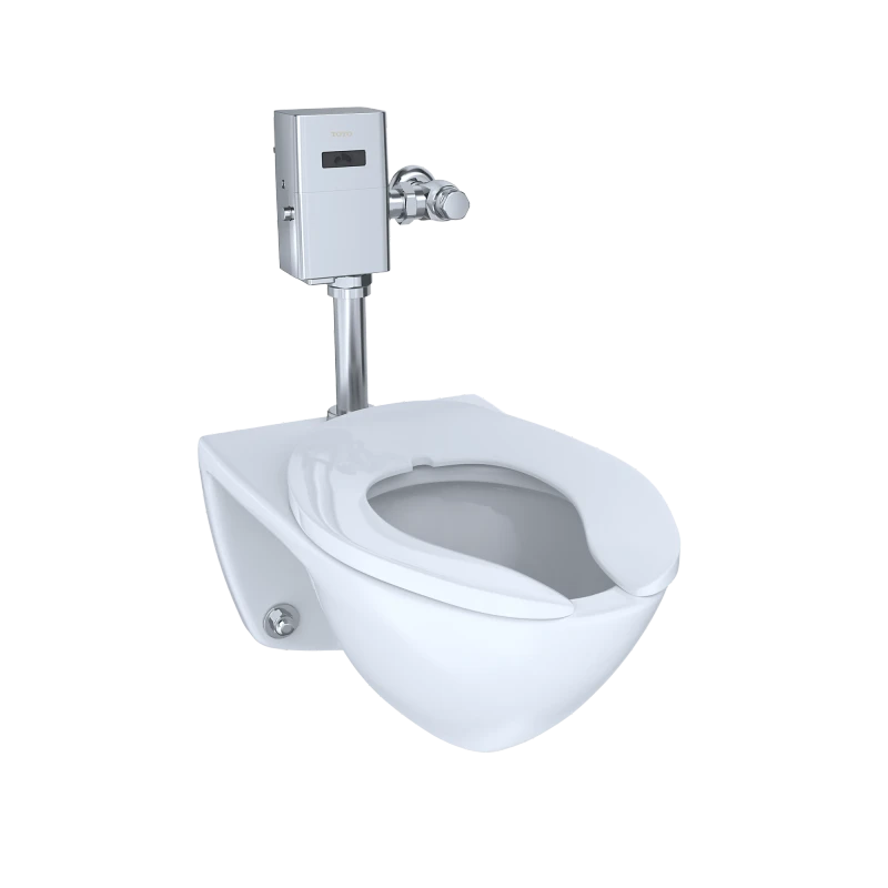 TOTO CT708U Commercial Ultra-High Efficiency Toilet, 1.0/1.28/1.6 GPF, Elongated Bowl (Reclaimed Water Option)