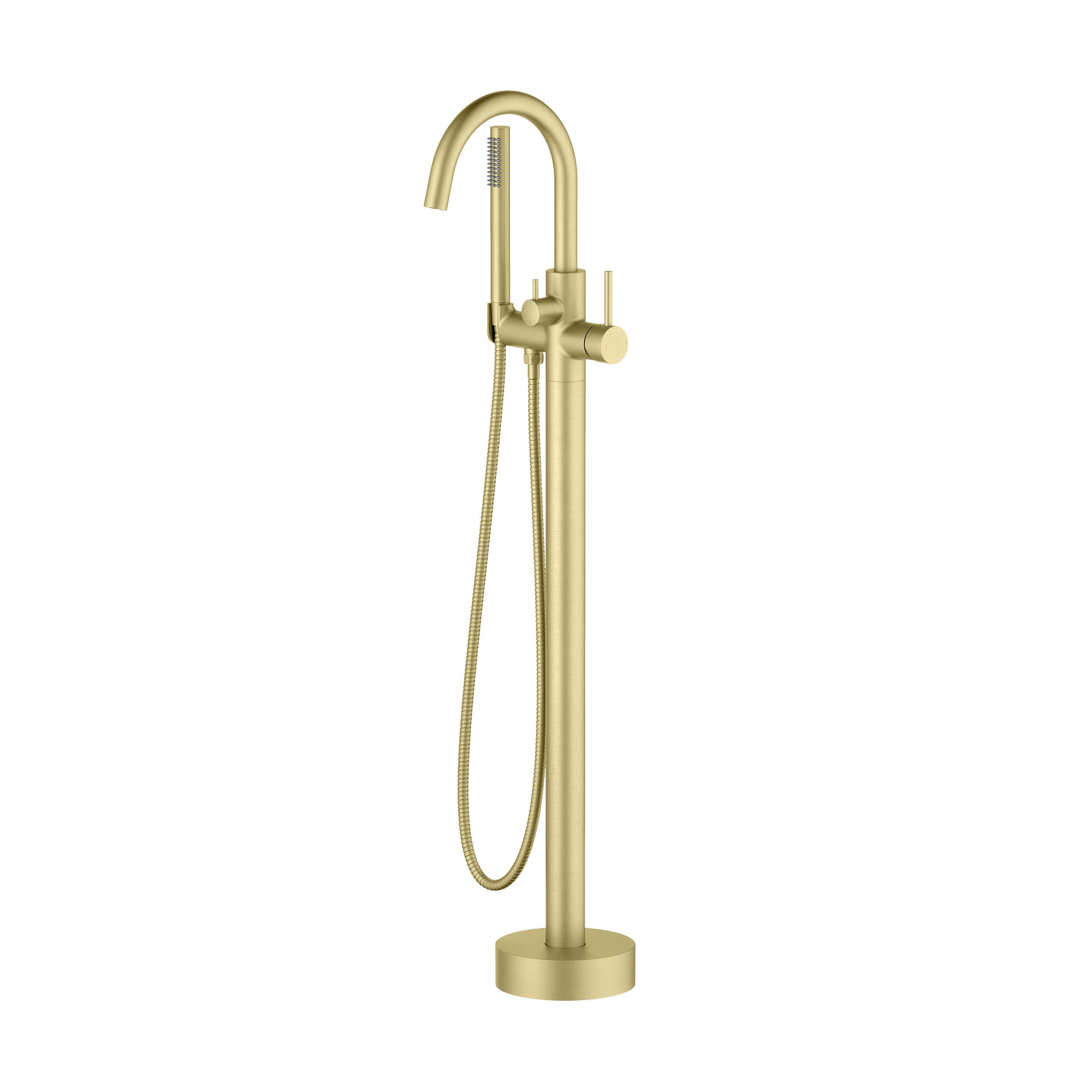 Halo Floor Mount Tub Filler With Hand Shower