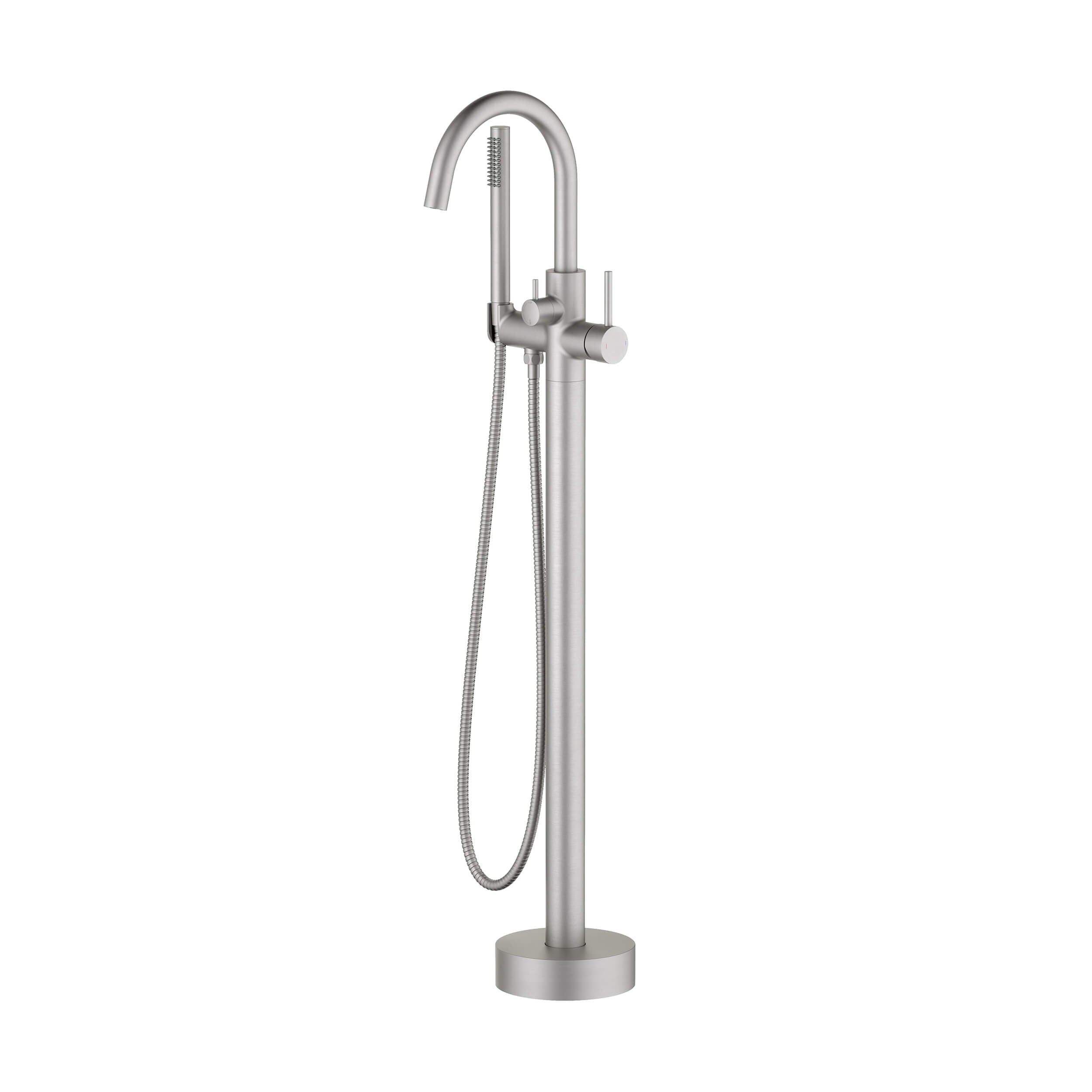 Halo Floor Mount Tub Filler With Hand Shower