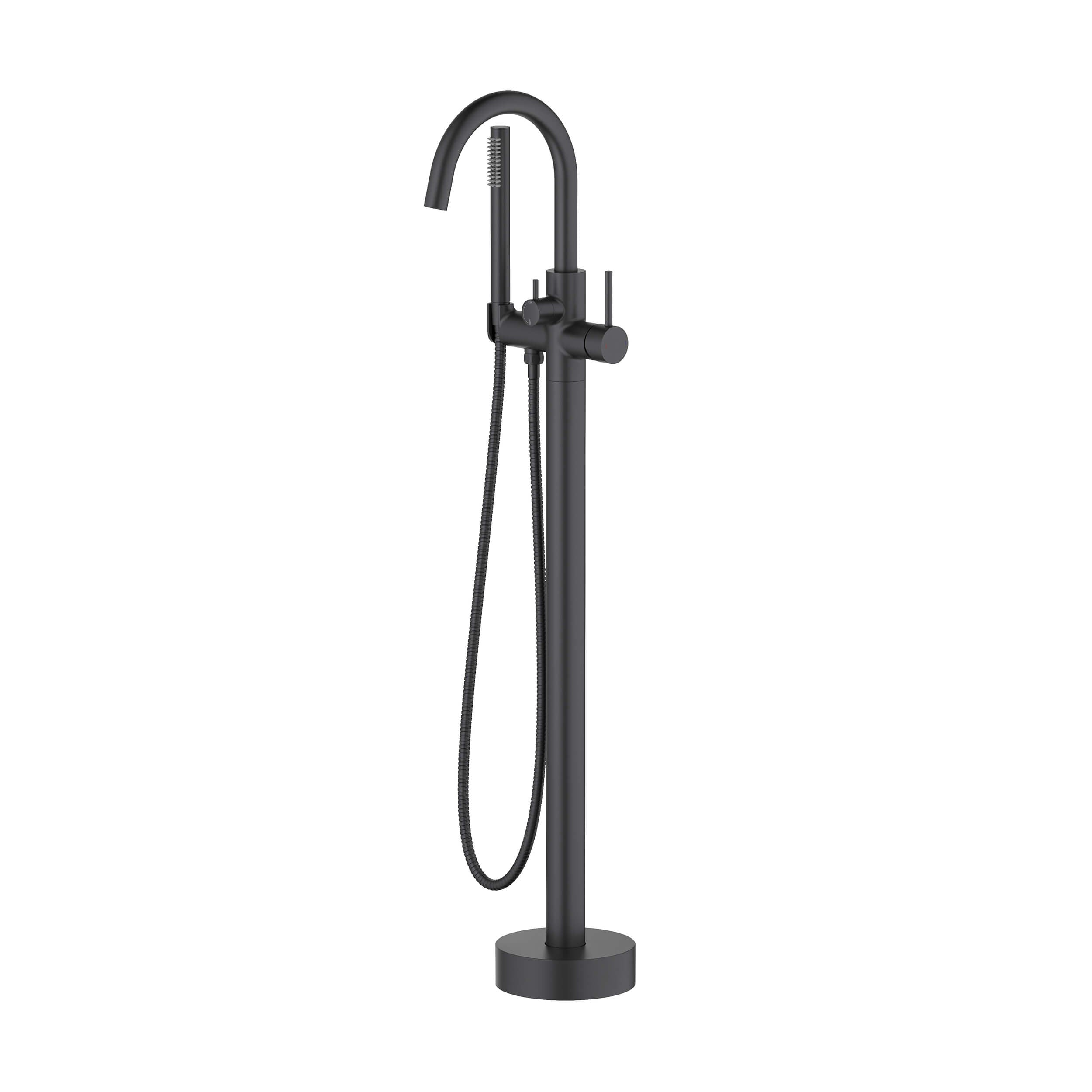 Halo Floor Mount Tub Filler With Hand Shower