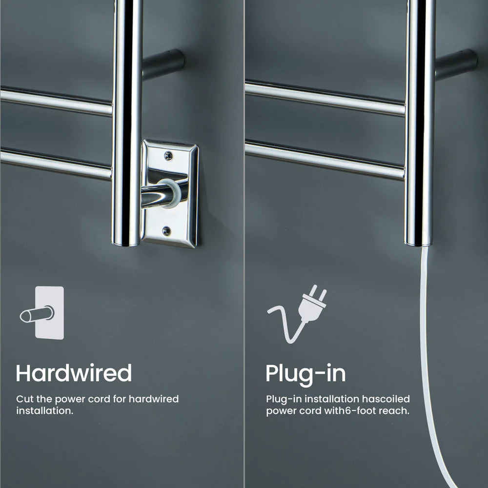 24" x 30-1/4" Wall Mounted ETL Certified Stainless Steel Towel Warmer