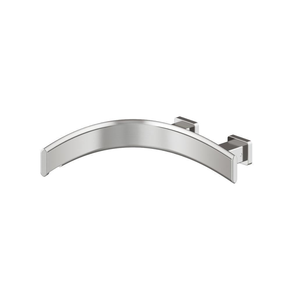 Flusso CU.2300LE Wall Mount Touchless Faucet With Electronic Sensor Box - Left Facing Curvature