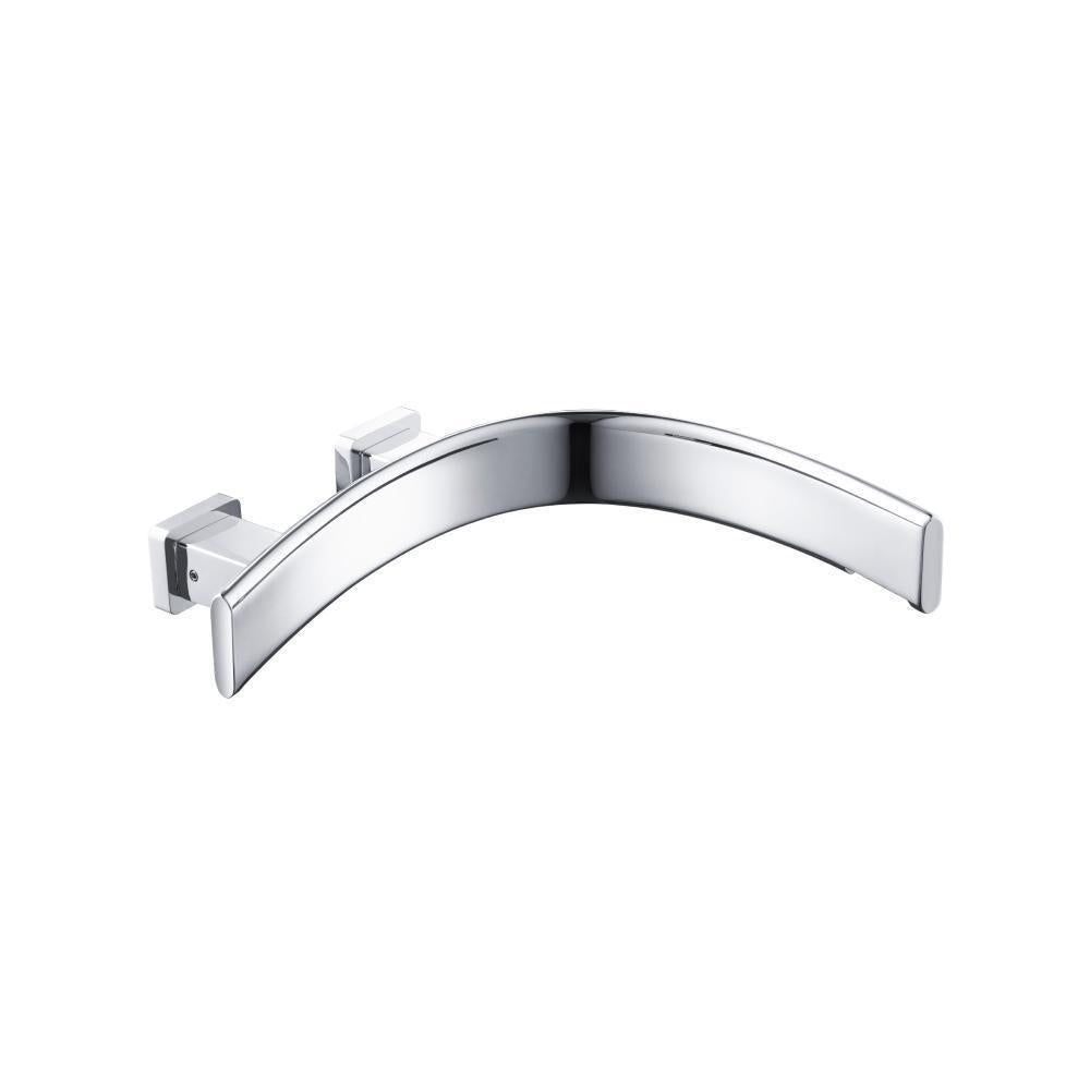 Flusso CU.2300RE Wall Mount Touchless Faucet With Electronic Sensor Box - Right Facing Curvature