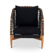 Moes Kuna Outdoor Lounge Chair Black CV-1018-02