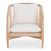 Moes Kuna Outdoor Lounge Chair White CV-1018-24