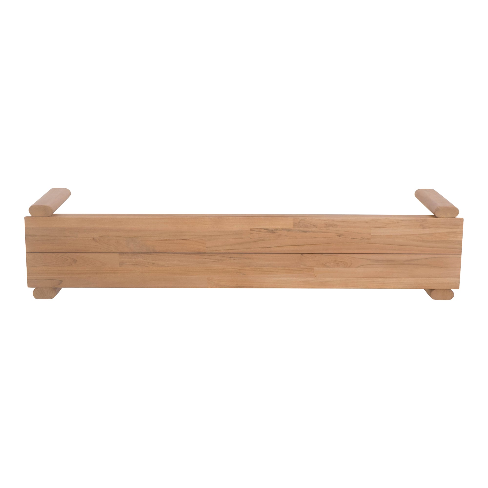Moes Tempo Outdoor Dining Bench Natural CV-1021-24