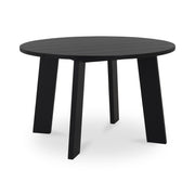 Moes Delta Round Outdoor Dining Table Black CV-1024-02