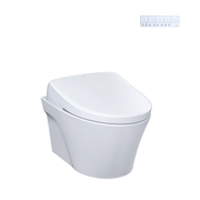 TOTO CWT4264726CMFG AP WASHLET®+ S7 Wall-Hung Toilet - 1.28 GPF & 0.9 GPF