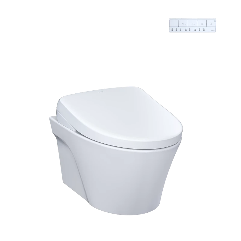 TOTO CWT4264736CMFGA AP WASHLET®+ S7A Wall-Hung Toilet - 1.28 GPF & 0.9 GPF - Auto Flush