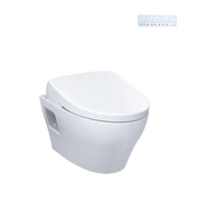 TOTO CWT4284736CMFGA EP WASHLET®+ S7A Wall-Hung Toilet - 1.28 GPF & 0.9 GPF - Auto Flush
