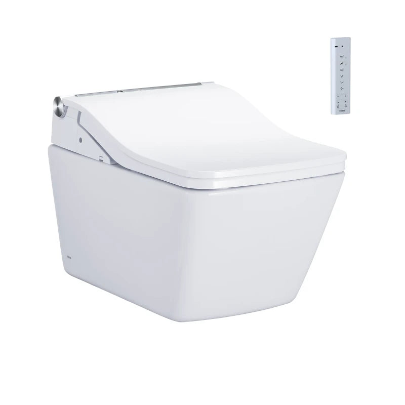 TOTO CWT4494549CMFGA SP WASHLET®+ SW Wall-Hung Toilet - 1.28 GPF & 0.9 GPF - Auto Flush