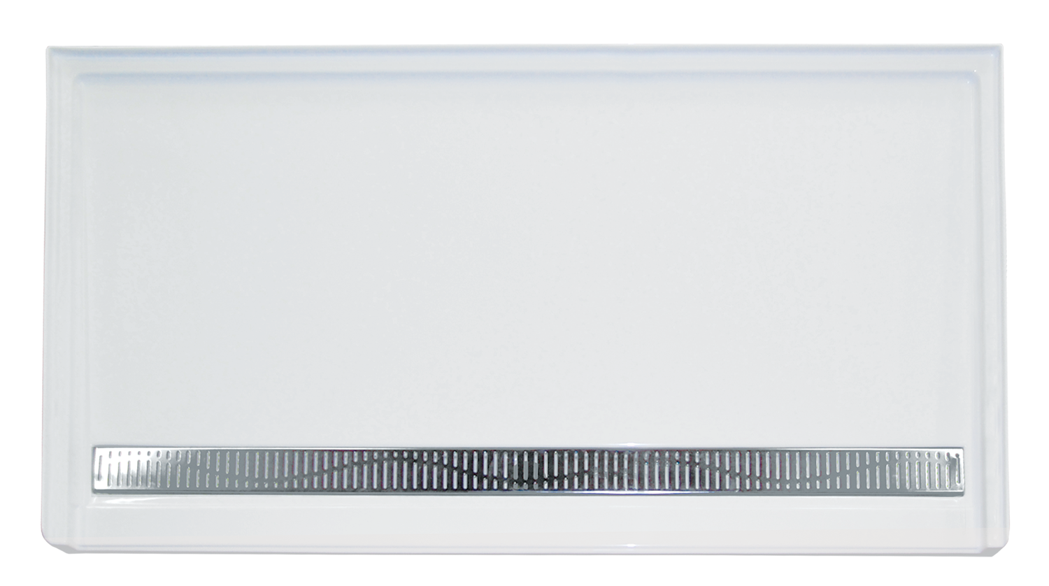 Americh 60" x 32" End Drain Right DS Base w/Channel Drain - White C6032ER-WH