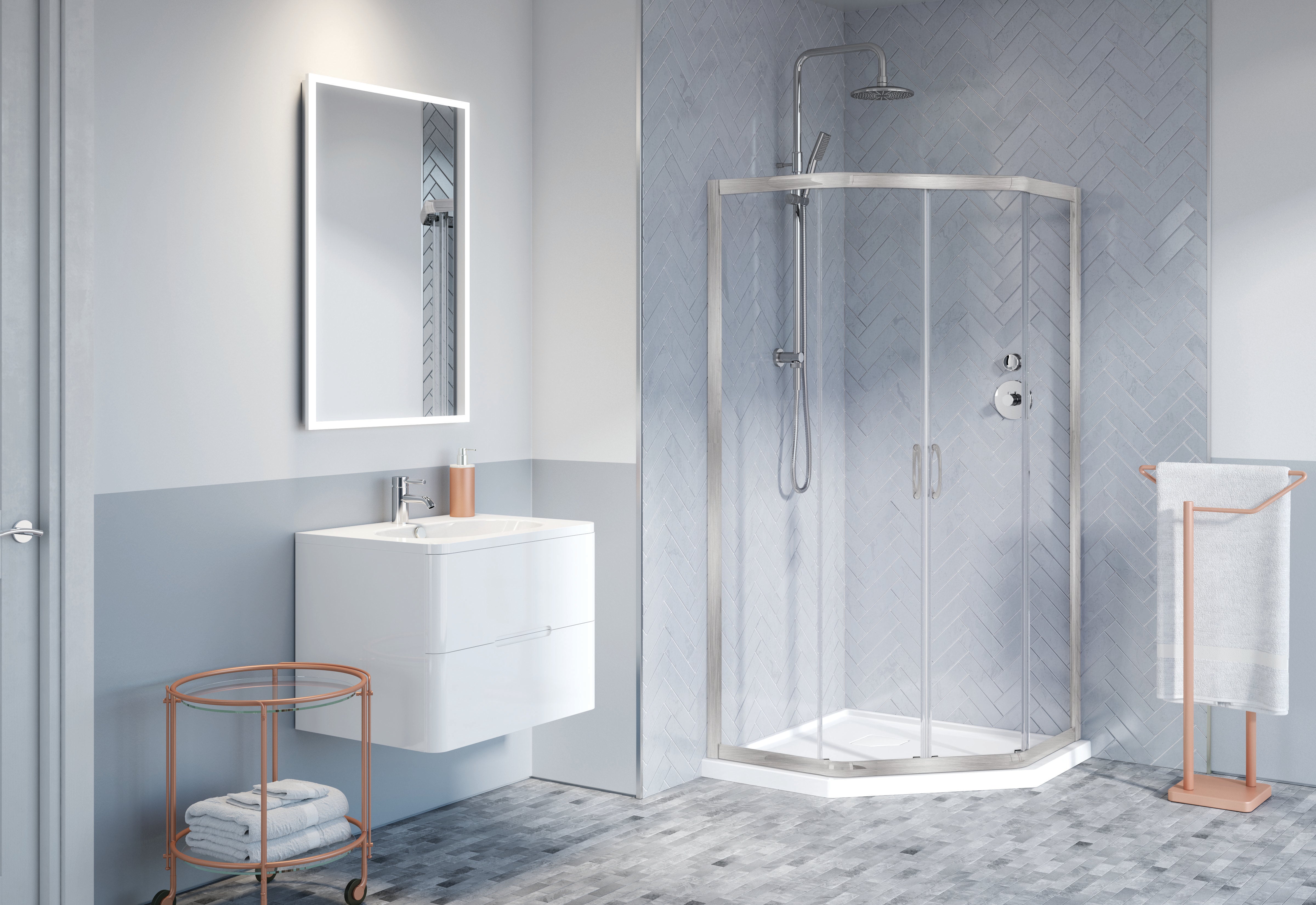 Capri Neo Shower Door