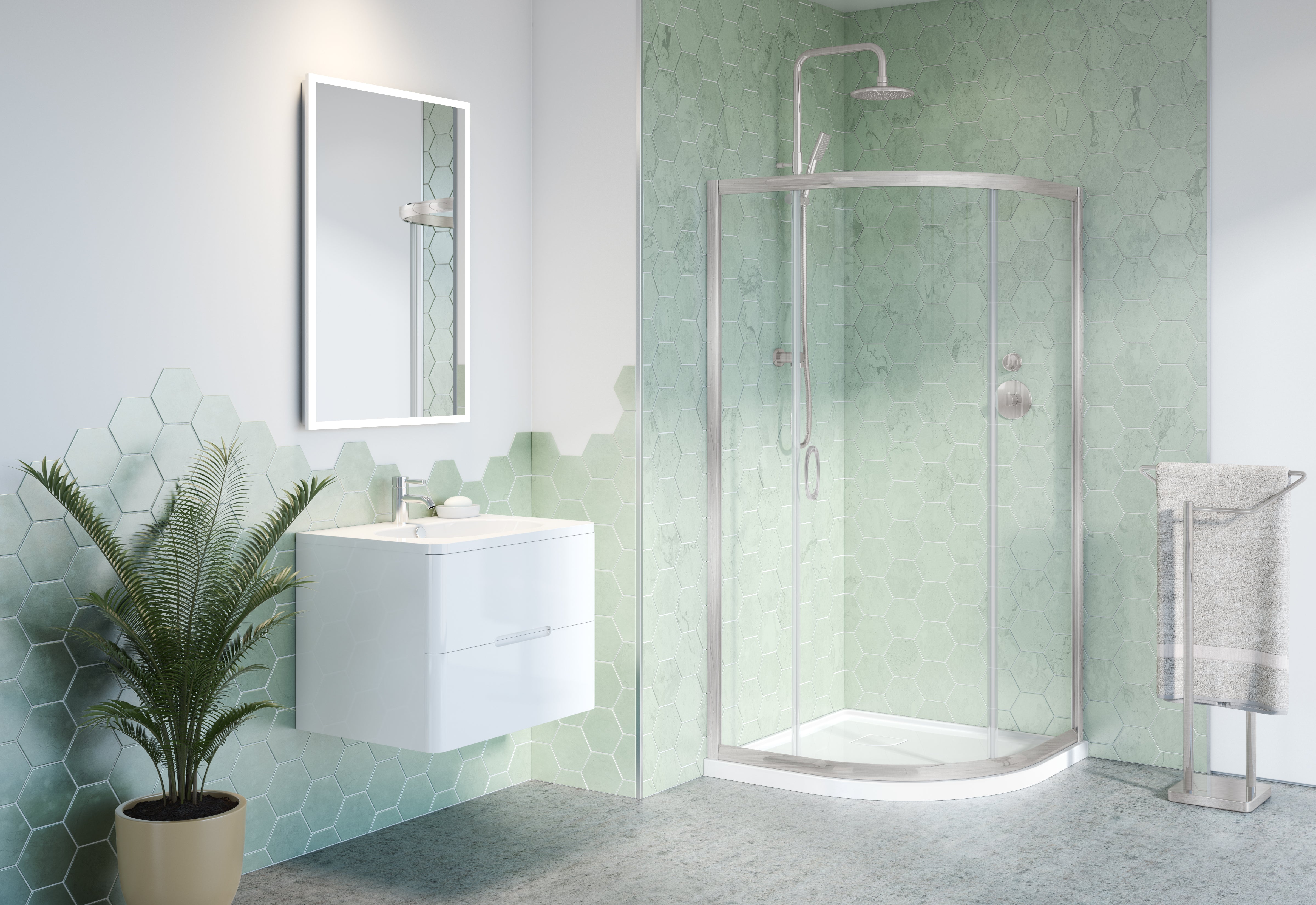 Capri Round Shower Door