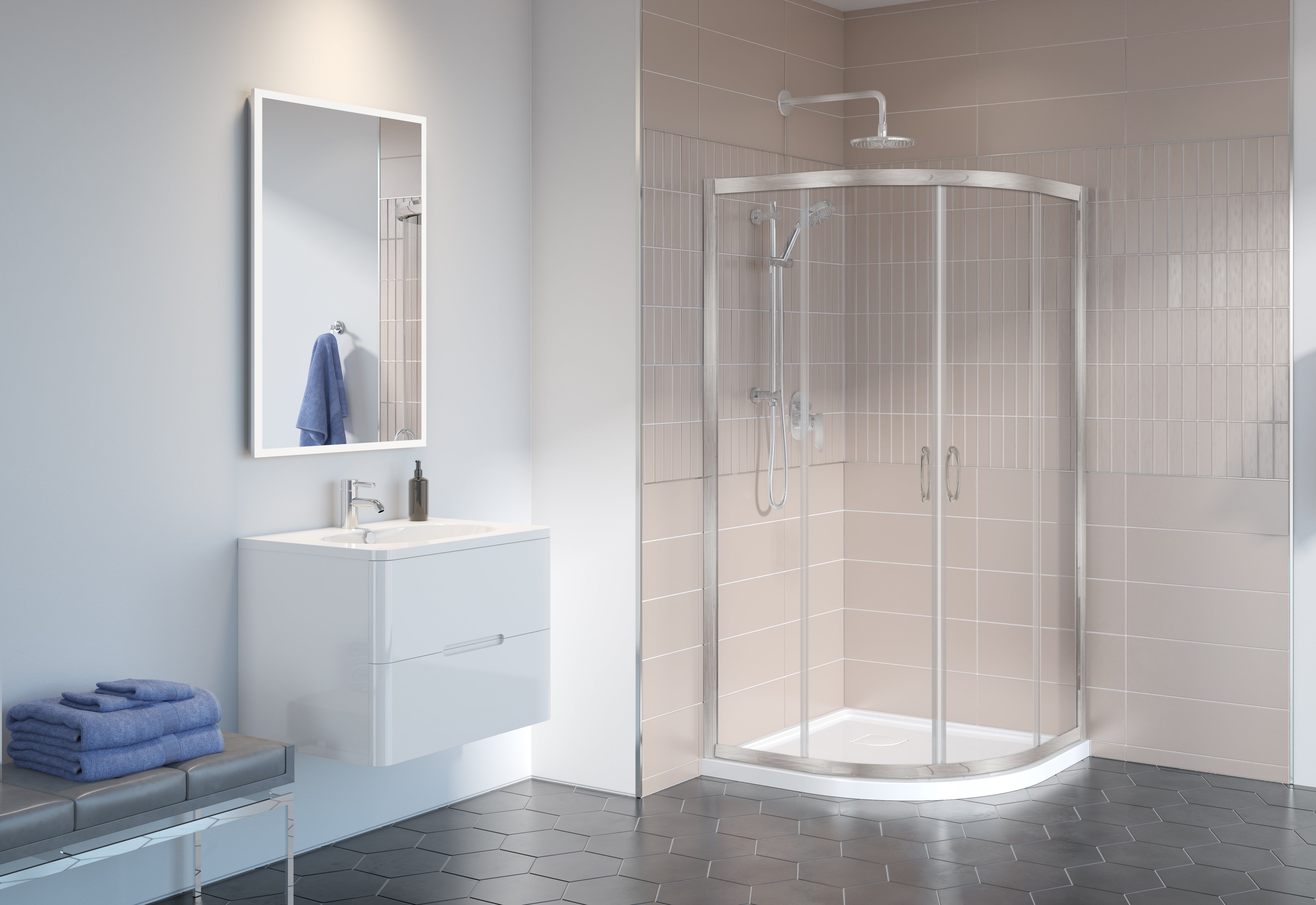 Capri Round Shower Door