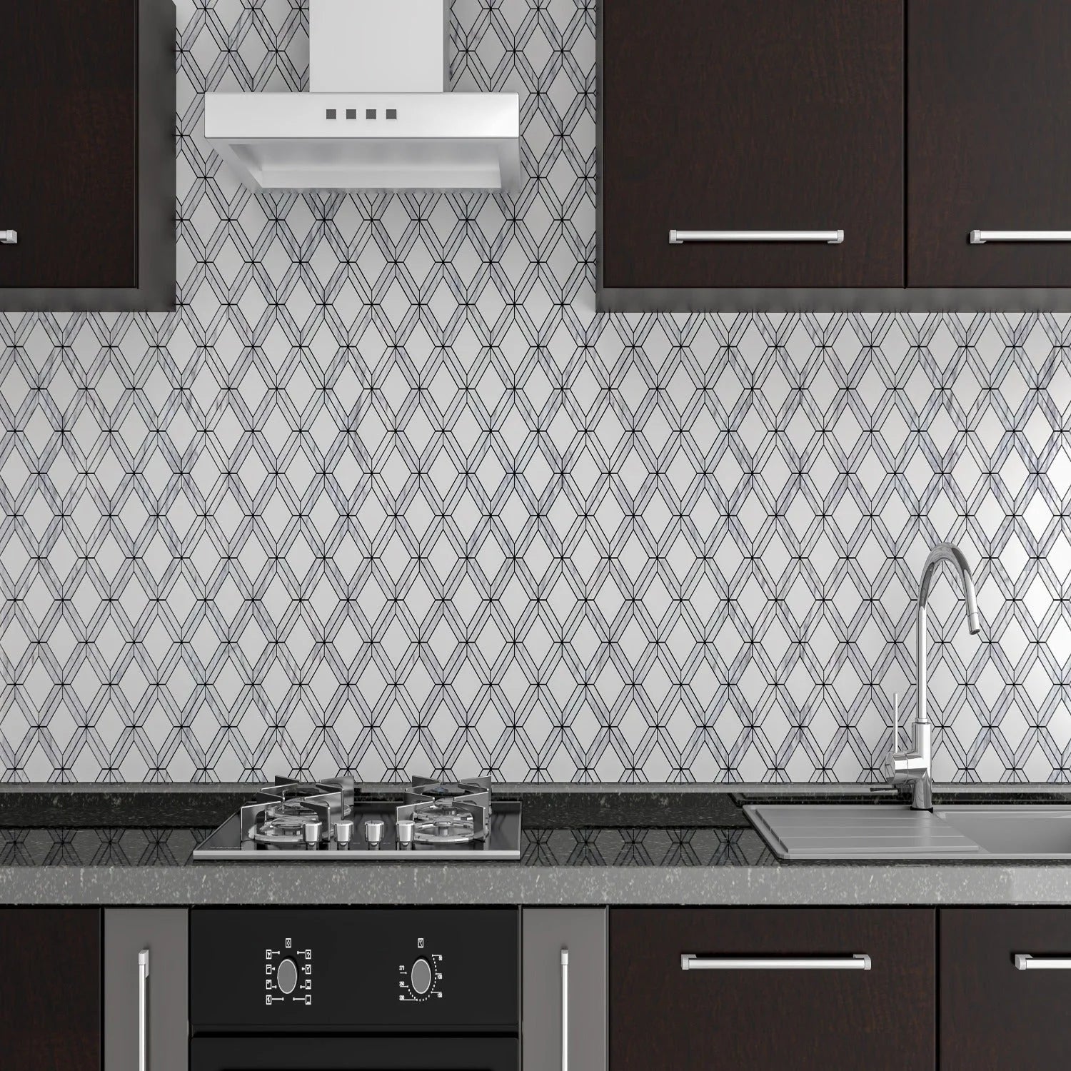CASELLA MOSAIC POLISHED DOLOMITE/CARRARA