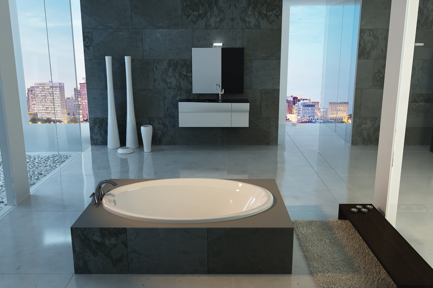 Americh Catalina 6040 - Platinum Series Drop-in Bathtub CA6040P-WH