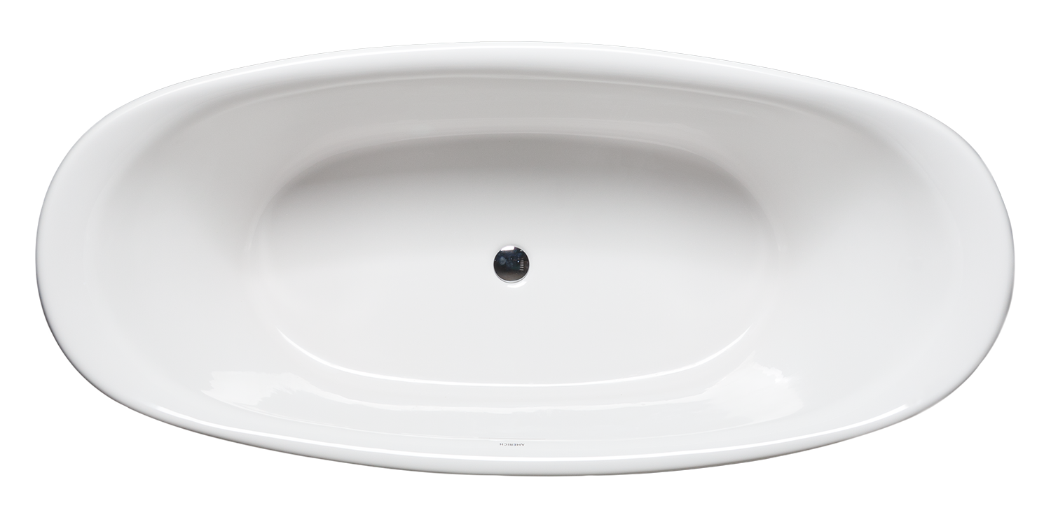 Americh Contura IV 7232 - Tub Only Freestanding Bathtub CO7232T4-WH