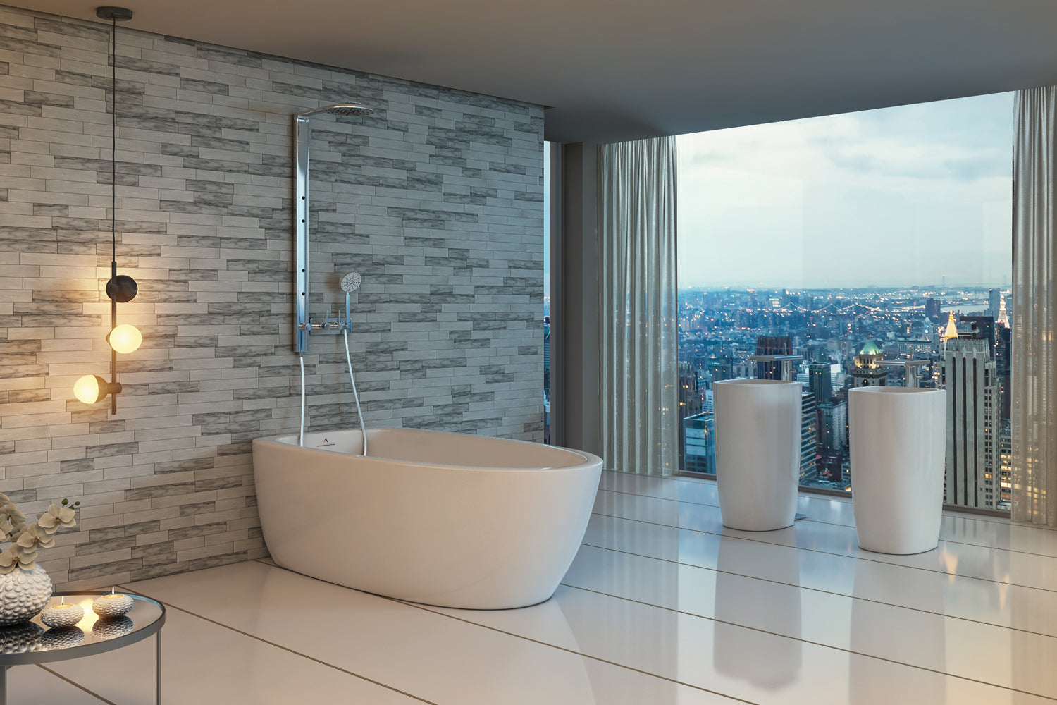 Americh Contura III 6032 - Tub Only Freestanding Bathtub CO6032T3-WH