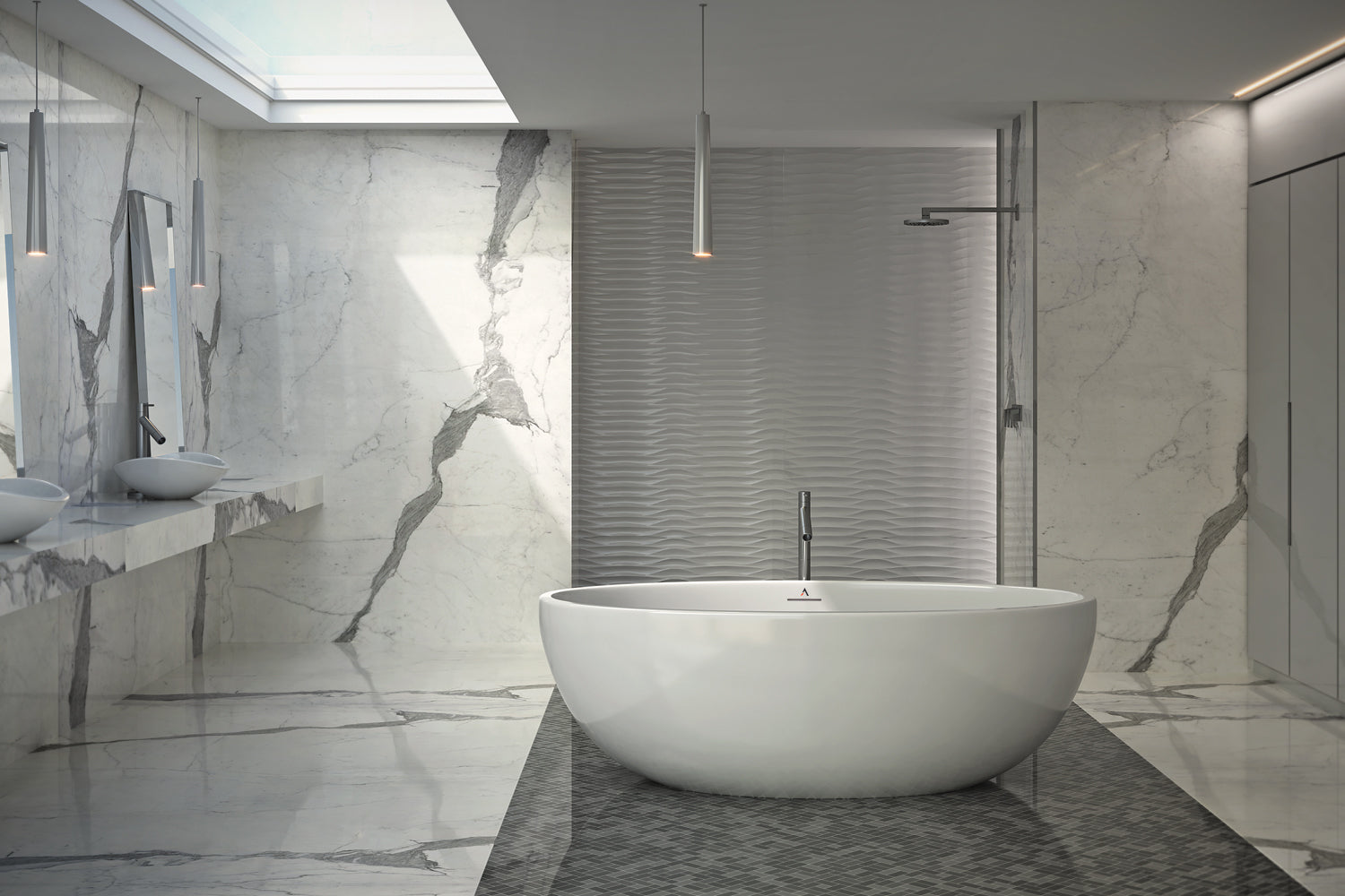 Americh Contura II 7232 - Tub Only Freestanding Bathtub CO7232T2-WH