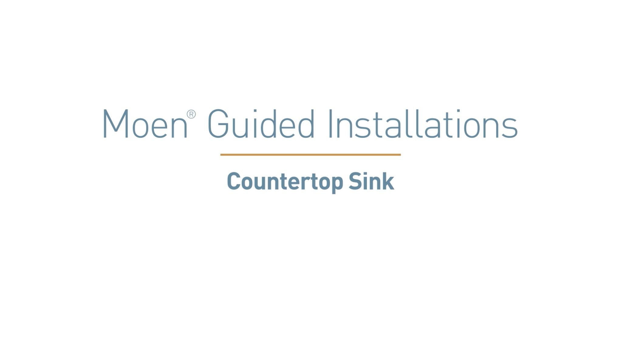 Moen Oval Drop-in Bathroom Sink