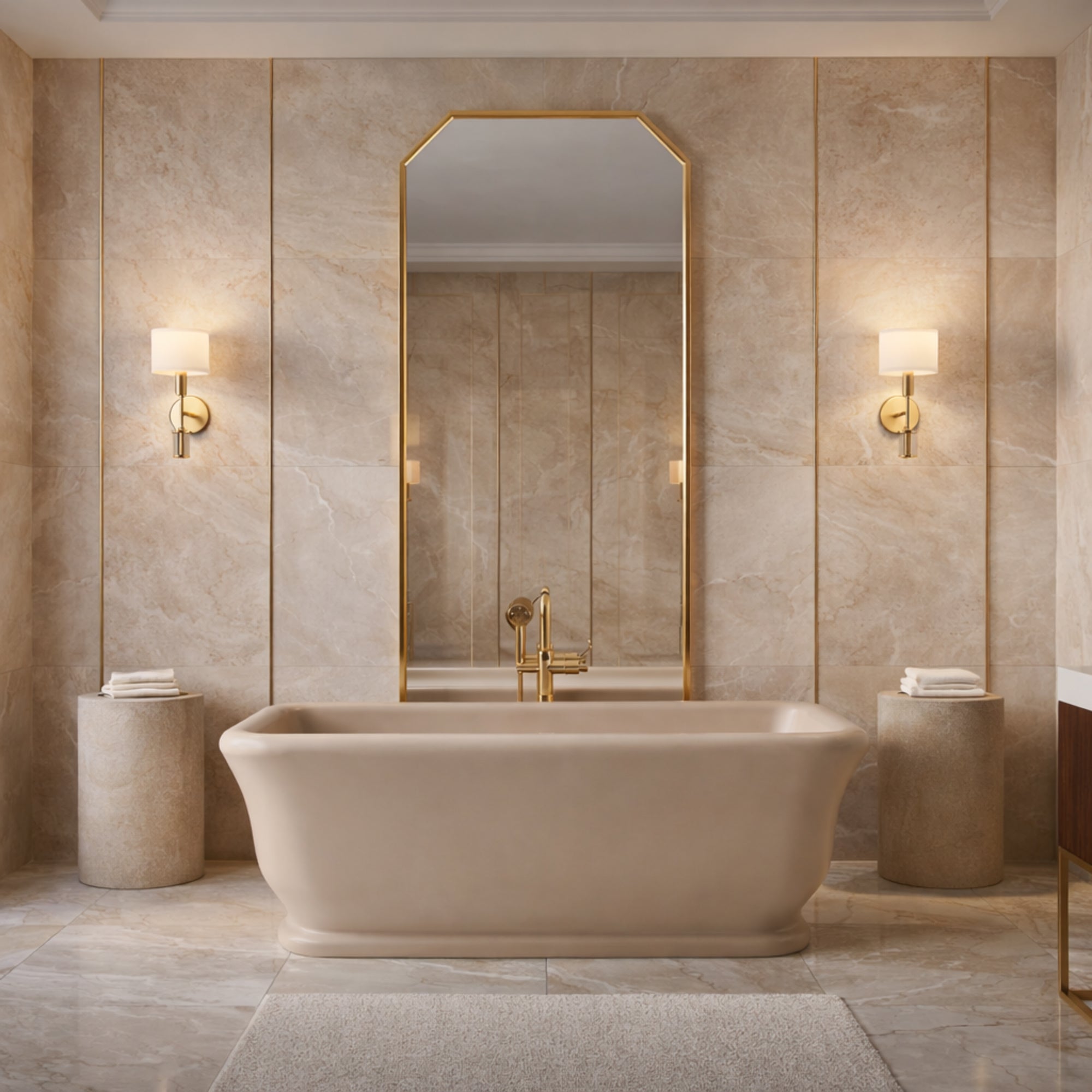 MAIDSTONE | DXV Juliet Resin Double Ended Matte Bathtub