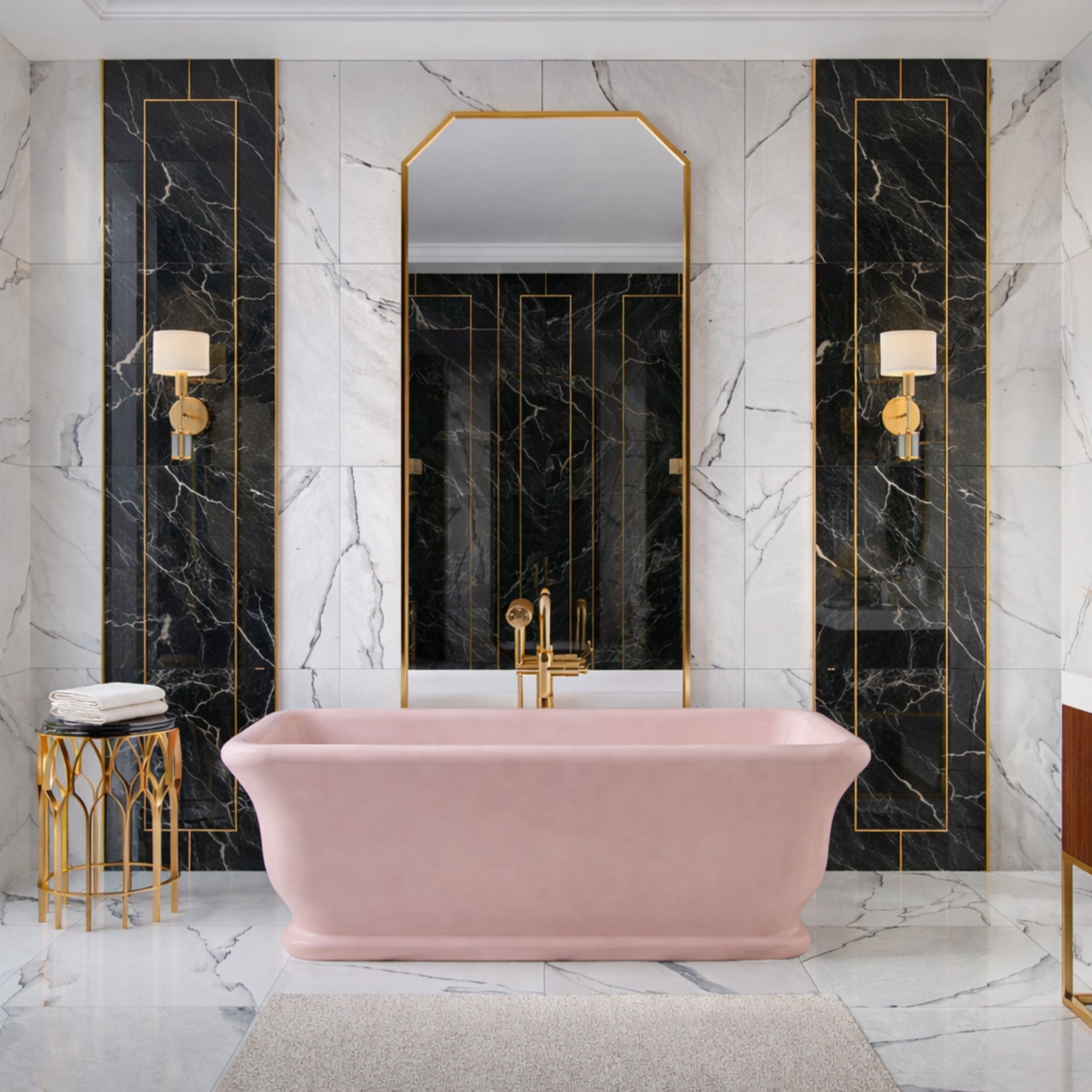 MAIDSTONE | DXV Juliet Resin Double Ended Matte Bathtub
