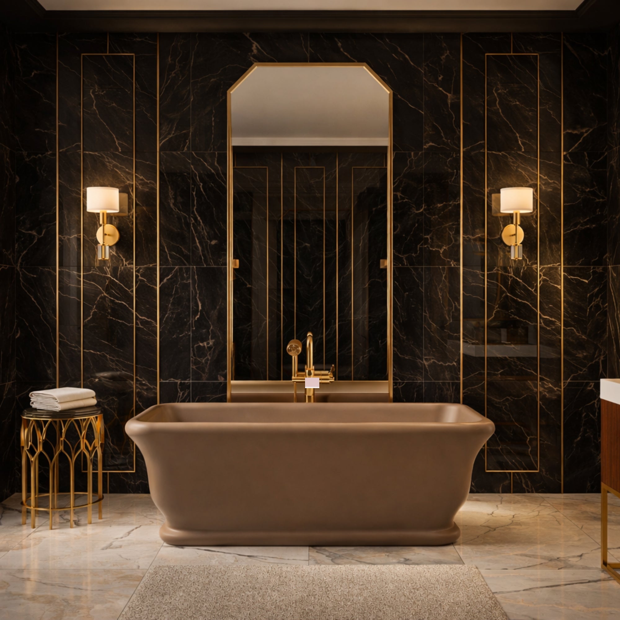 MAIDSTONE | DXV Juliet Resin Double Ended Matte Bathtub