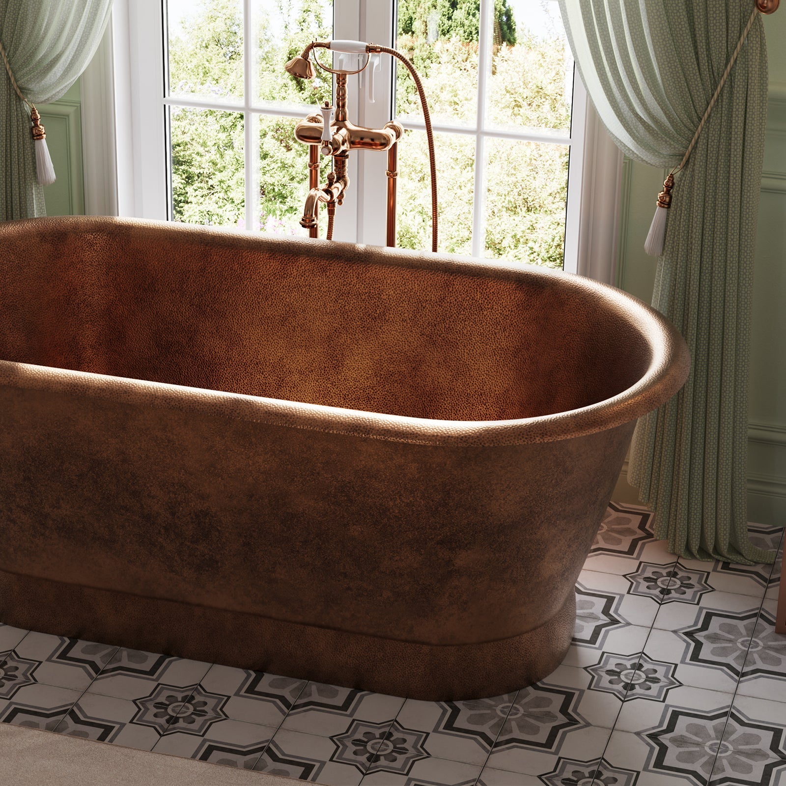 MAIDSTONE | DXV Roderick Copper Double Ended Bathtub