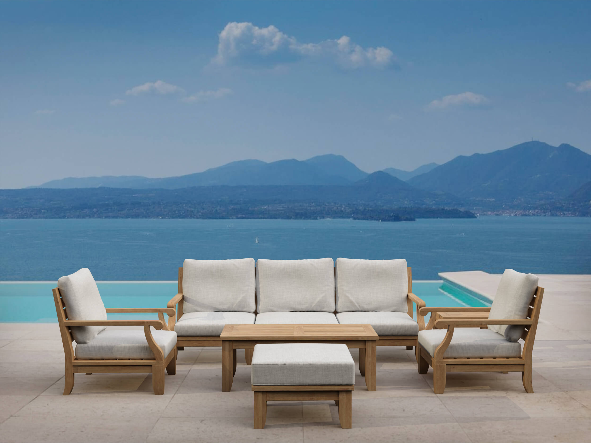 Set-65 Riviera Modular Deep Seating Set