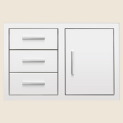 Summerset 33" 3-Drawer and Access Door Combo, DC3-33