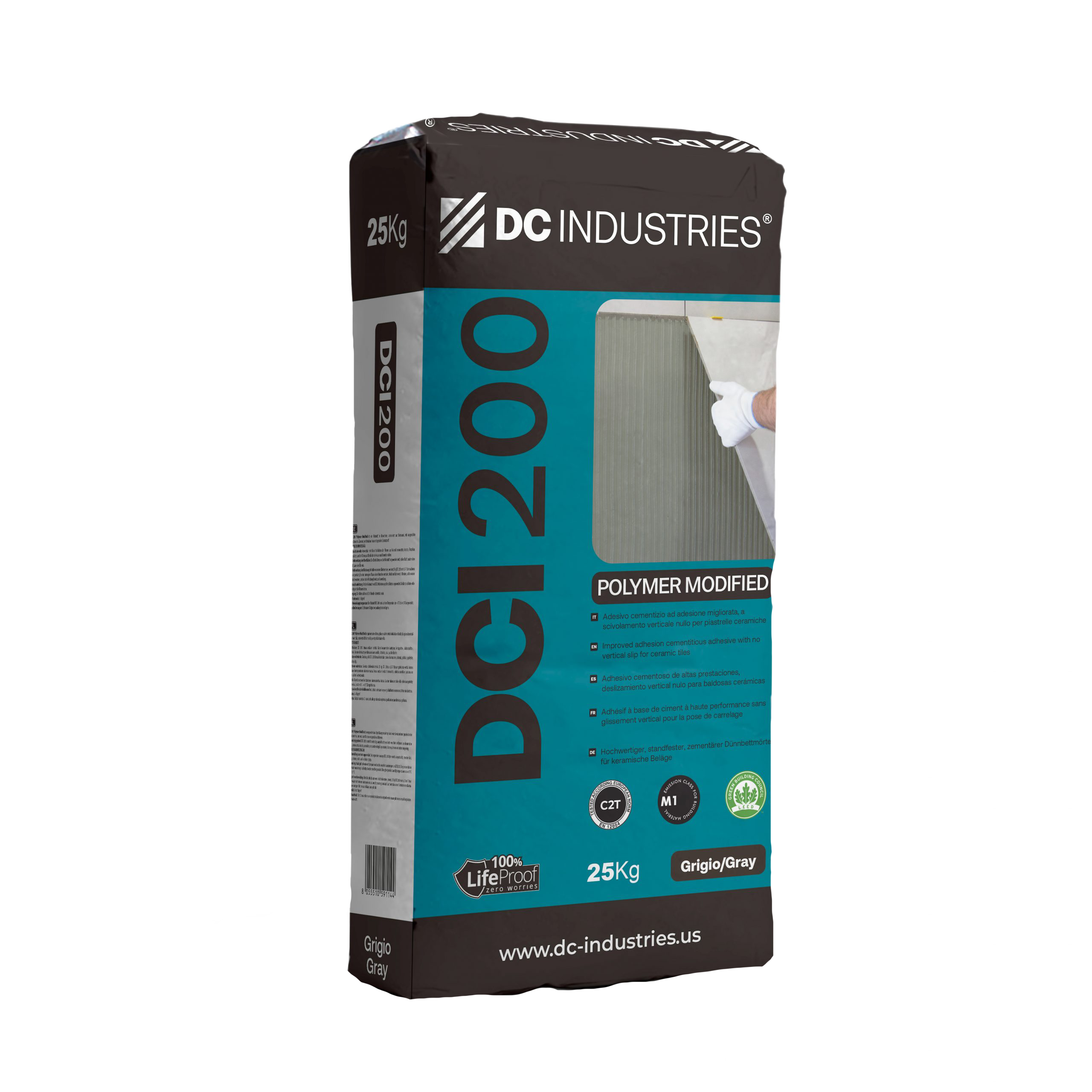 DCI 200 Polymer Modified Bianco 55lbs