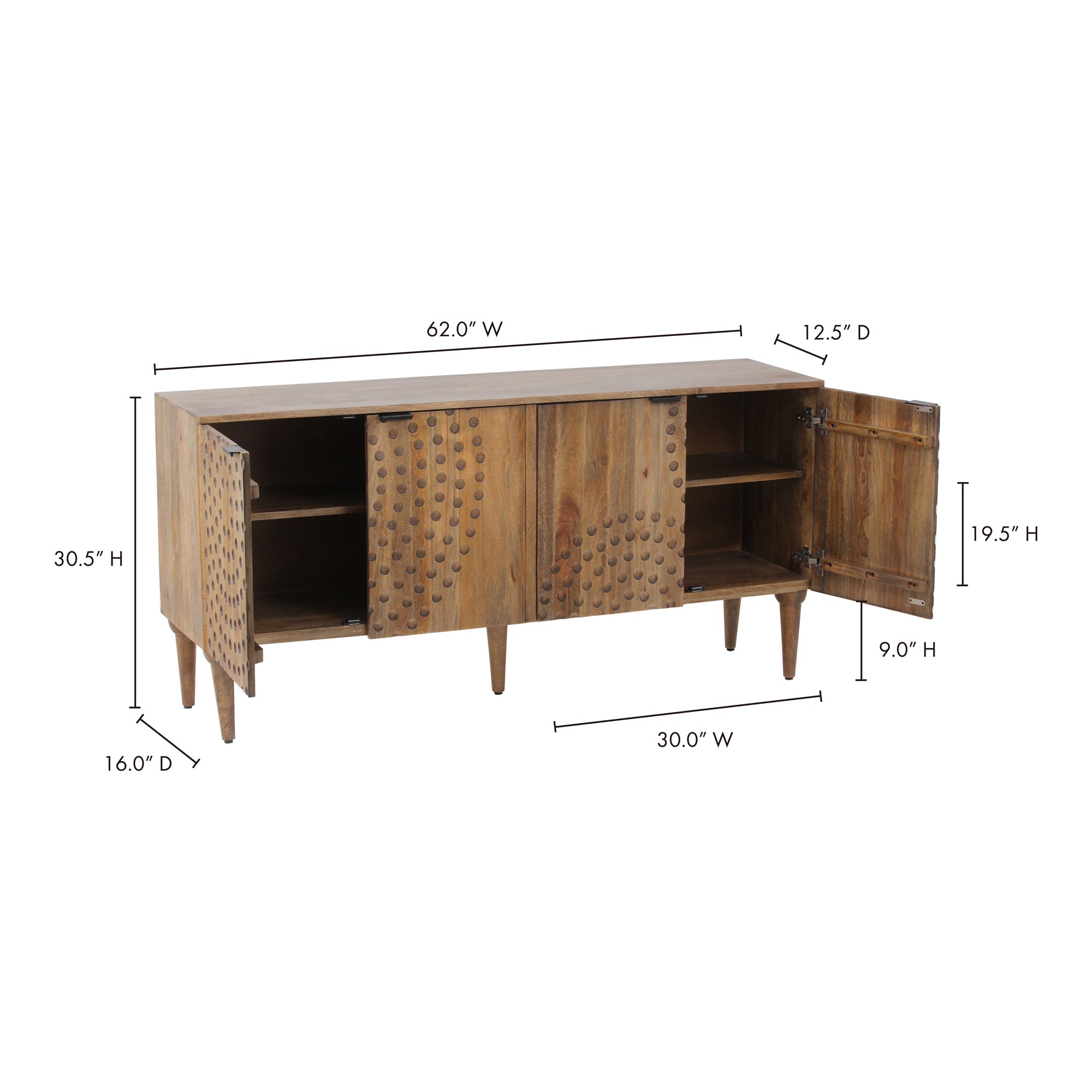 Moes Infinity Sideboard Light Grey DD-1035-29