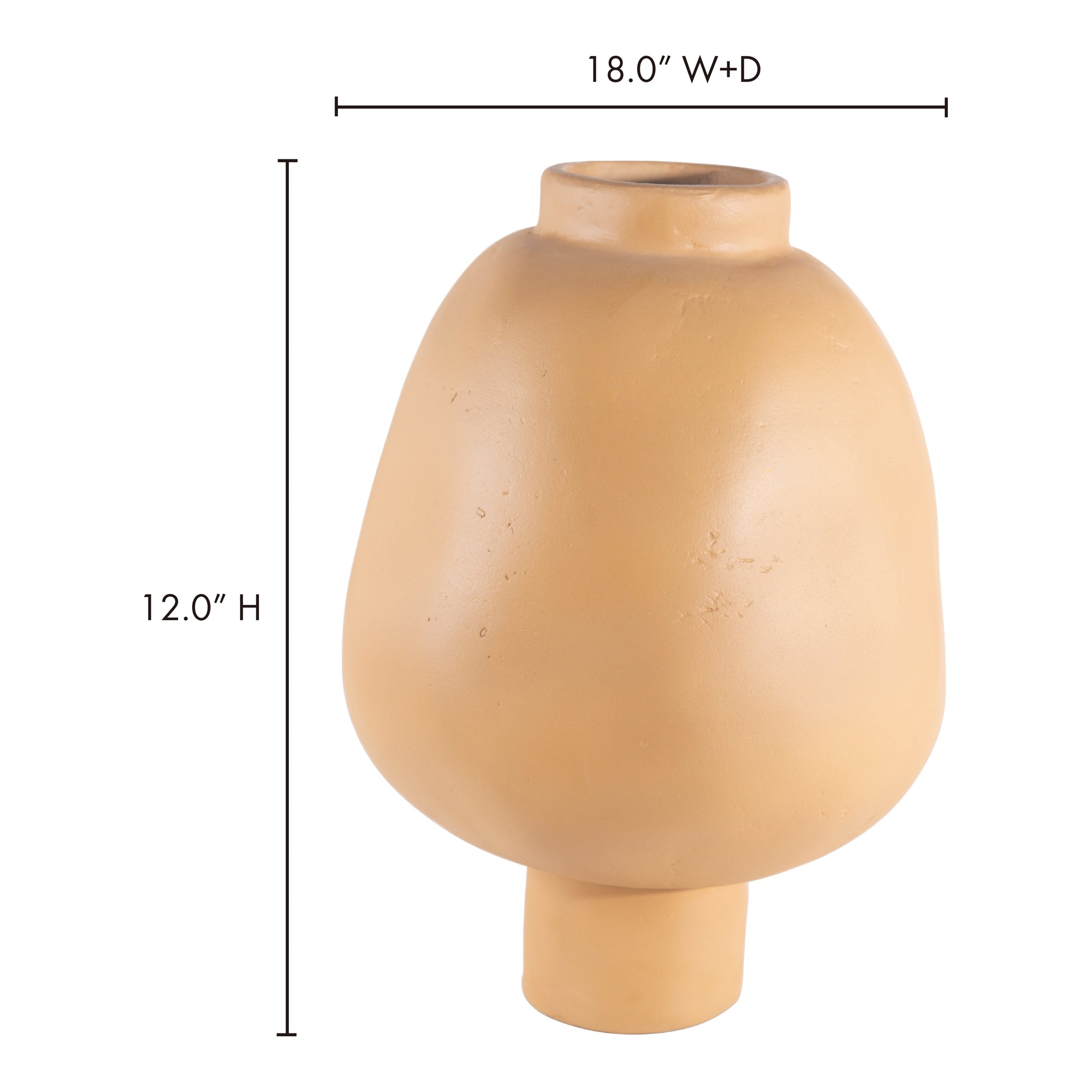Moes Oma Decorative Vessel Beige DD-1037-03
