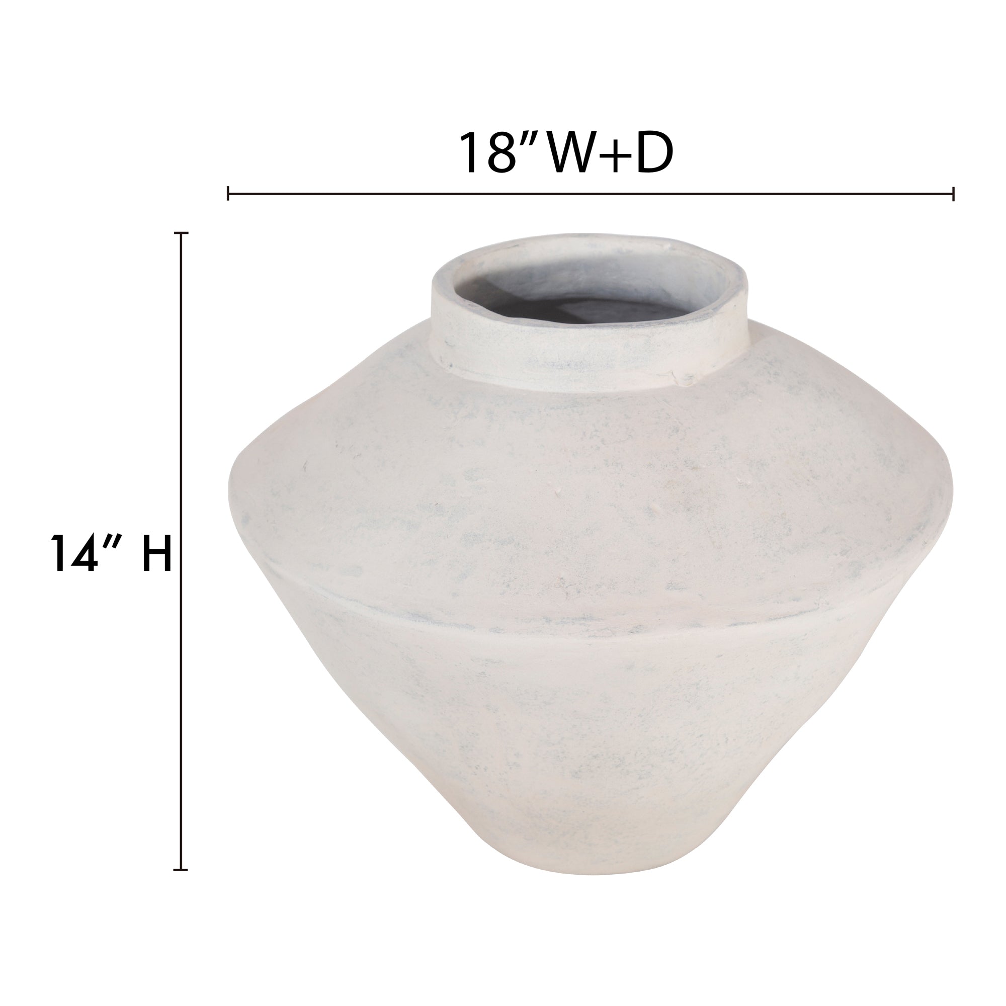 Moes Raja Large Decorative Vessel Beige DD-1040-18