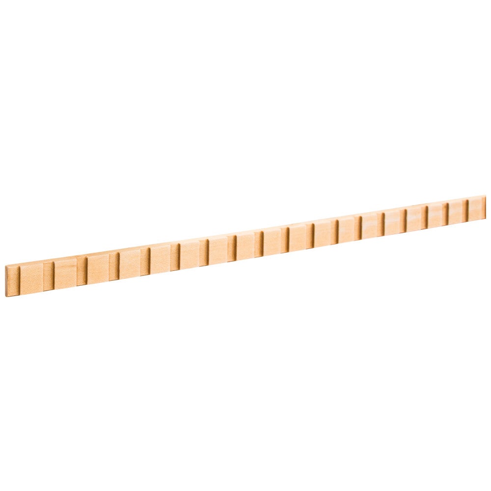 1/4" D x 5/8" H Oak Dentil Moulding
