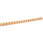 1/2" D x 3/4" H Alder Dentil Moulding