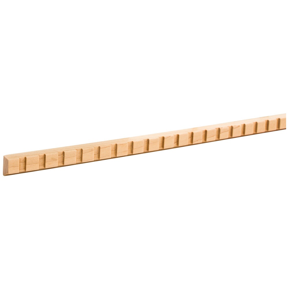 1/2" D x 3/4" H Alder Dentil Moulding